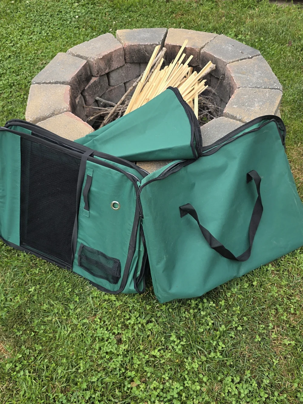 Green Portable Dog Playpen Carrier - Brand